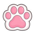 patte rose representant un chaton deja vendu
