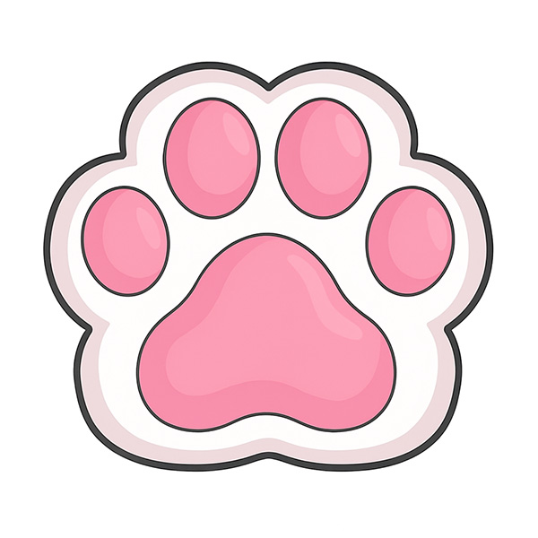 patte rose representant un chaton deja vendu