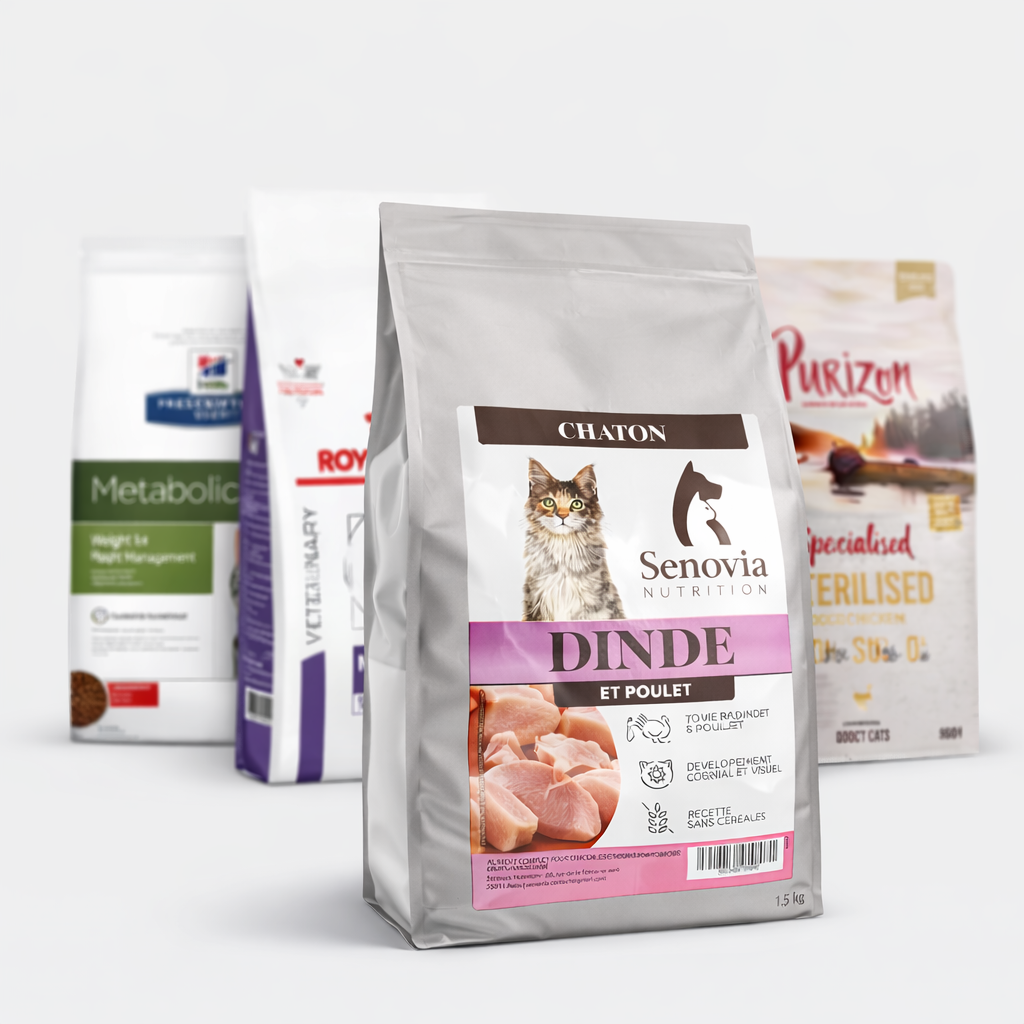 croquettes chat et chatons - senovia nutrition