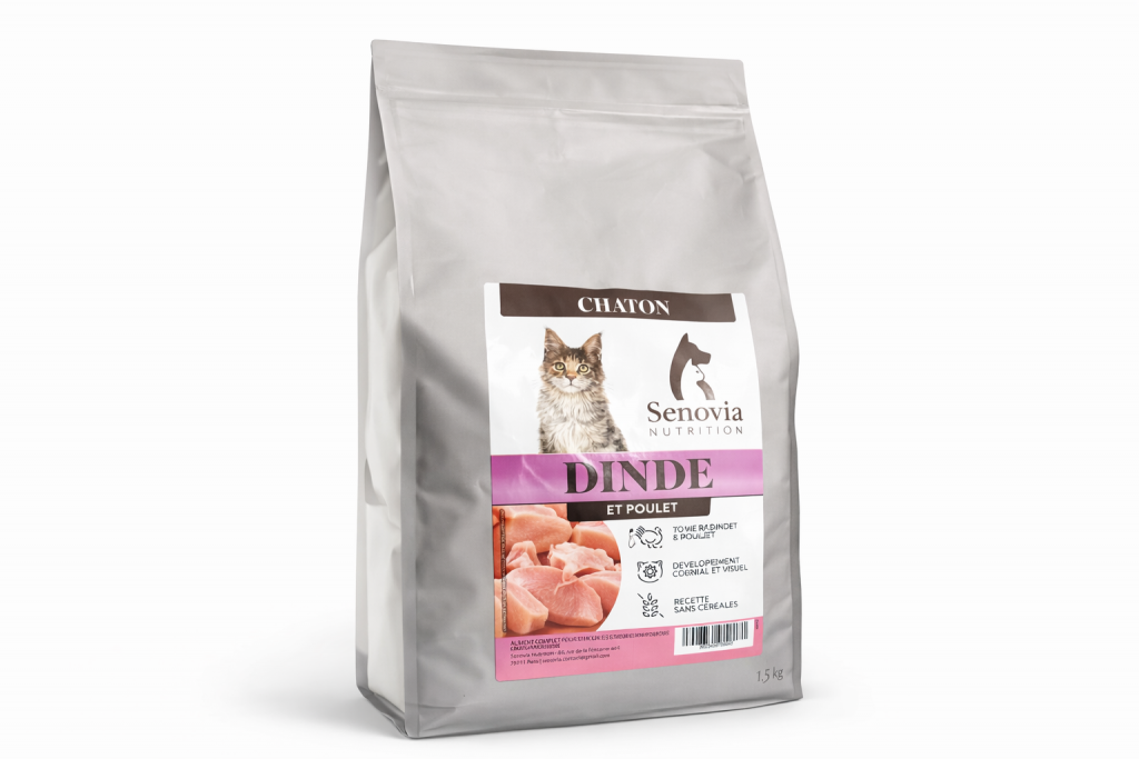 Croquettes Maine Coon premium chaton Senovia Nutrition