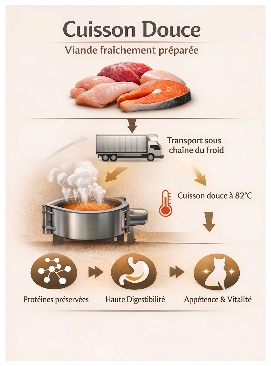 explication chaîne du froid et cuisson croquettes senovia